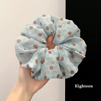 HSC56 | Blue Srunchie 1pcs