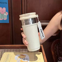 BOT384B | 600ml Stainless Cup  - white