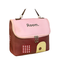 PECS45A | Pencil case - pink brown 2.75$