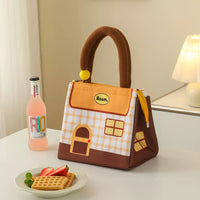 LUH38 | Lunch Box - brown