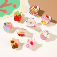 HSC397 | Mini Cake Hair Clip 1pcs 0.6$