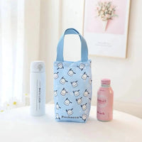 BOT335 | Bottle carry Bag - blue pocha