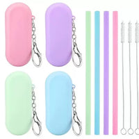 BOT353 | Silicone Straw Kit (straw+cleaning tool+keychain)