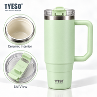 BOT675 | 1200ml Ceramic Cup - green