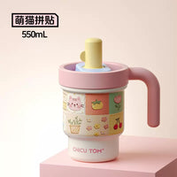 BOT705 | 550ml Stainless Steel Bottle - pink