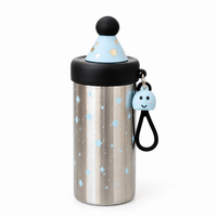 BOT357 | 550ml 316 Ribbon Stainless Bottle - black
