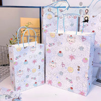 GFT295 | 21x27x11cm Gift Bag / Paper Bag - blue cat