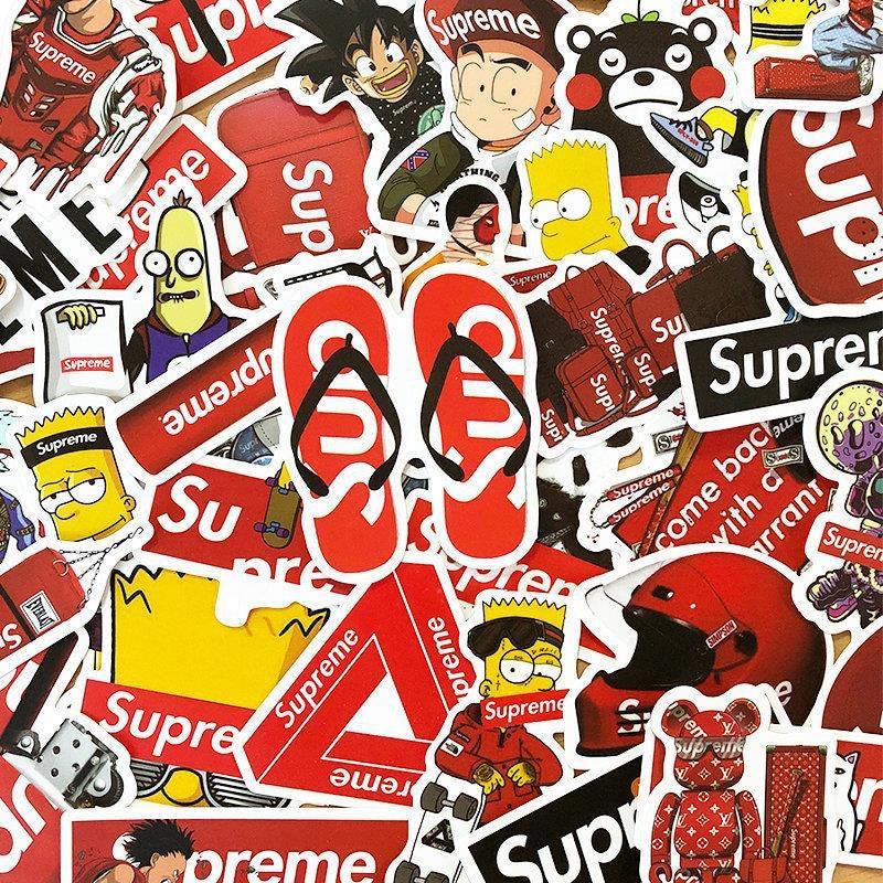 ST5022 | Red Supreme sticker pack (50sheets)