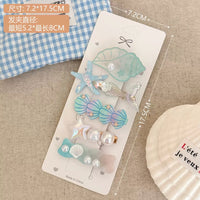 HSC357 | Ocean Hair Clip 1set 5pcs