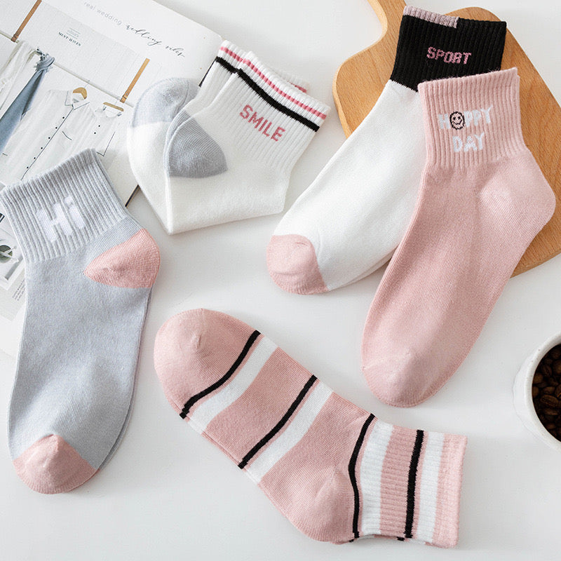 SO64 | Pink Sock 1pair Random color