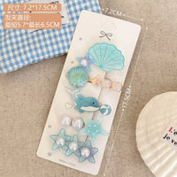 HSC352 | Ocean Hair Clip 1set 5pcs