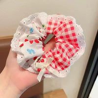 HSC205 | Red Scrunchie 1pcs 0.65$