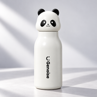 BOT517 | 450ml Mini Stainless Bottle - White Panda