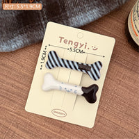 HSC58C | 2pcs Bone Hair Clip 0.6$