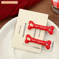 HSC427 | 2pcs Bone Hair Clip 0.5$