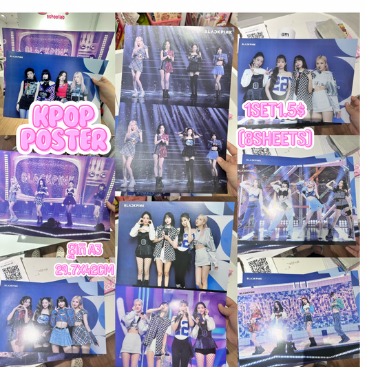 PTCA24 | Blackpink Kpop Poster (size 42x28.5cm)