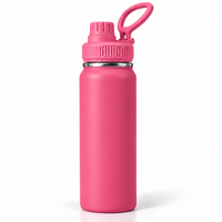 BOT533 | 800ml Stainless Bottle - Dark Pink