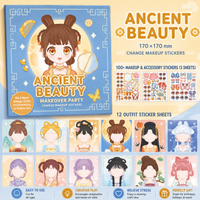 STPK169 | Make Up Sticker Book - chinese hanfu anicent beauty