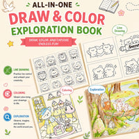 CPB53 | All in One Draw & Color Book