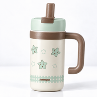 BOT647 | 690ml Stainless Cup - mint brown