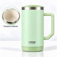 BOT669 | 710ml Ceramic Cup - green
