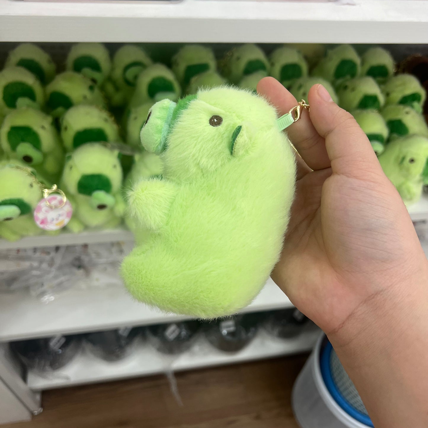 KC11 | Green Capybara Keychain 2.25$