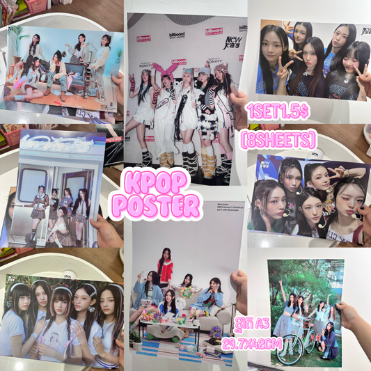 PTCA23 | Newjean Kpop Poster (size 42x28.5cm)