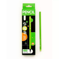 PSL56 | 2B/HB Green Neon Wood Pencil 10pcs/box