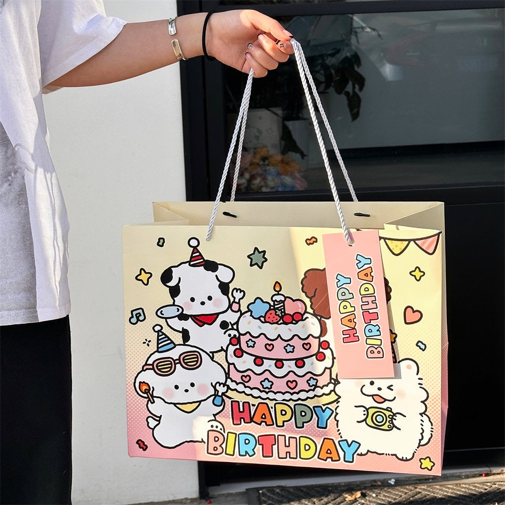 GFT54 | HBD Yellow Paper Bag / Gift Bag