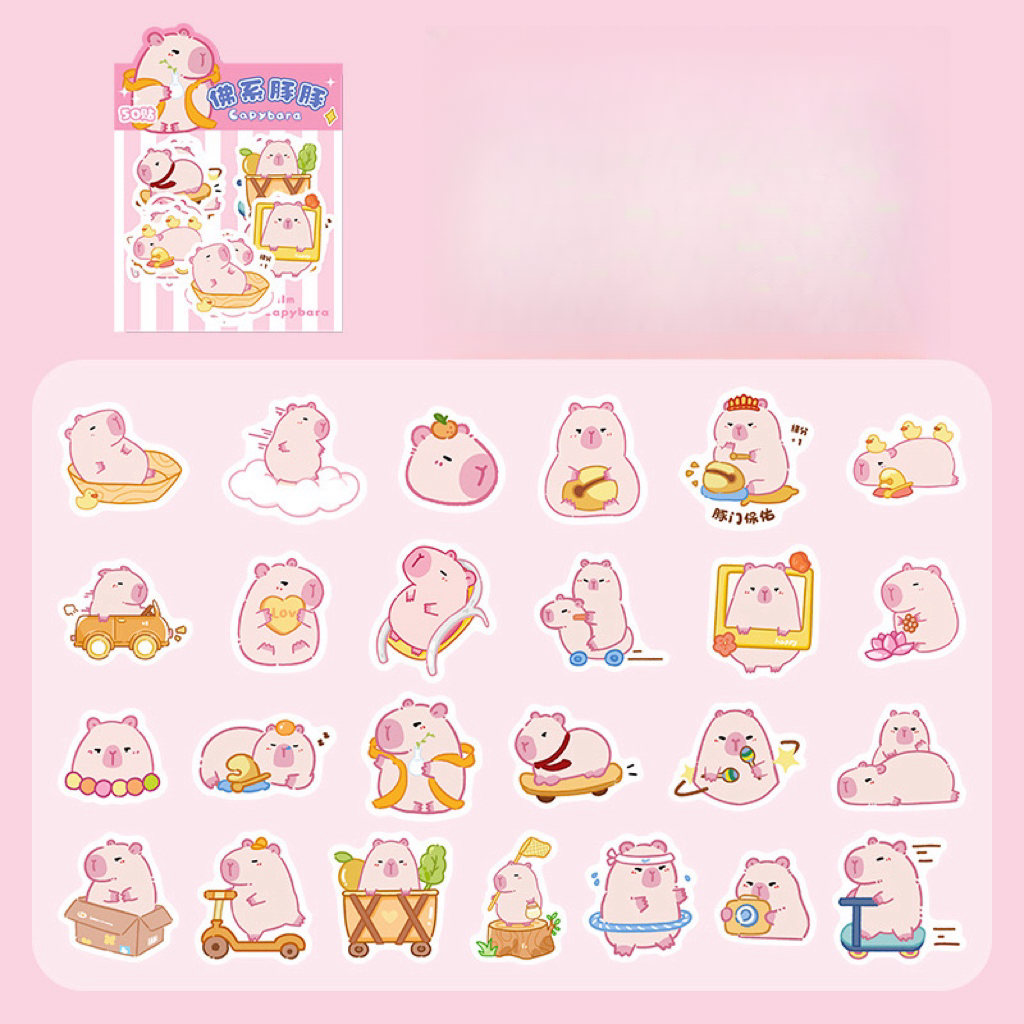 STPK18 | Capybara Sticker pack 50sheet/pack