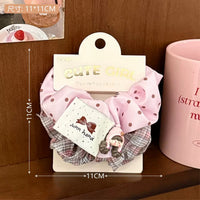HSC132A | Pink Scrunchie 1set 1.5$