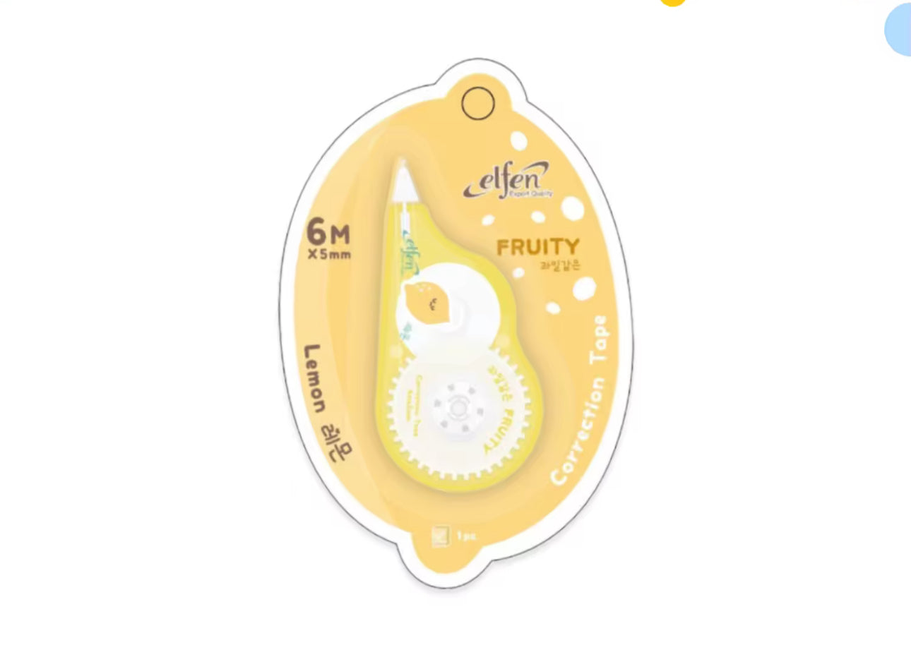 CRT40 | Lemon Elfen Correction Tape 6m 1pcs