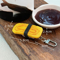 KCB71 | Sushi 3D Keychain  1pcs 0.75$