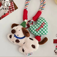KC255A | Christmas Keychain - dog