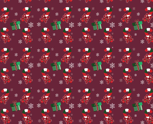 GFT76 | 19x25cm Gift Wrap / Paper ( Christmas Red)