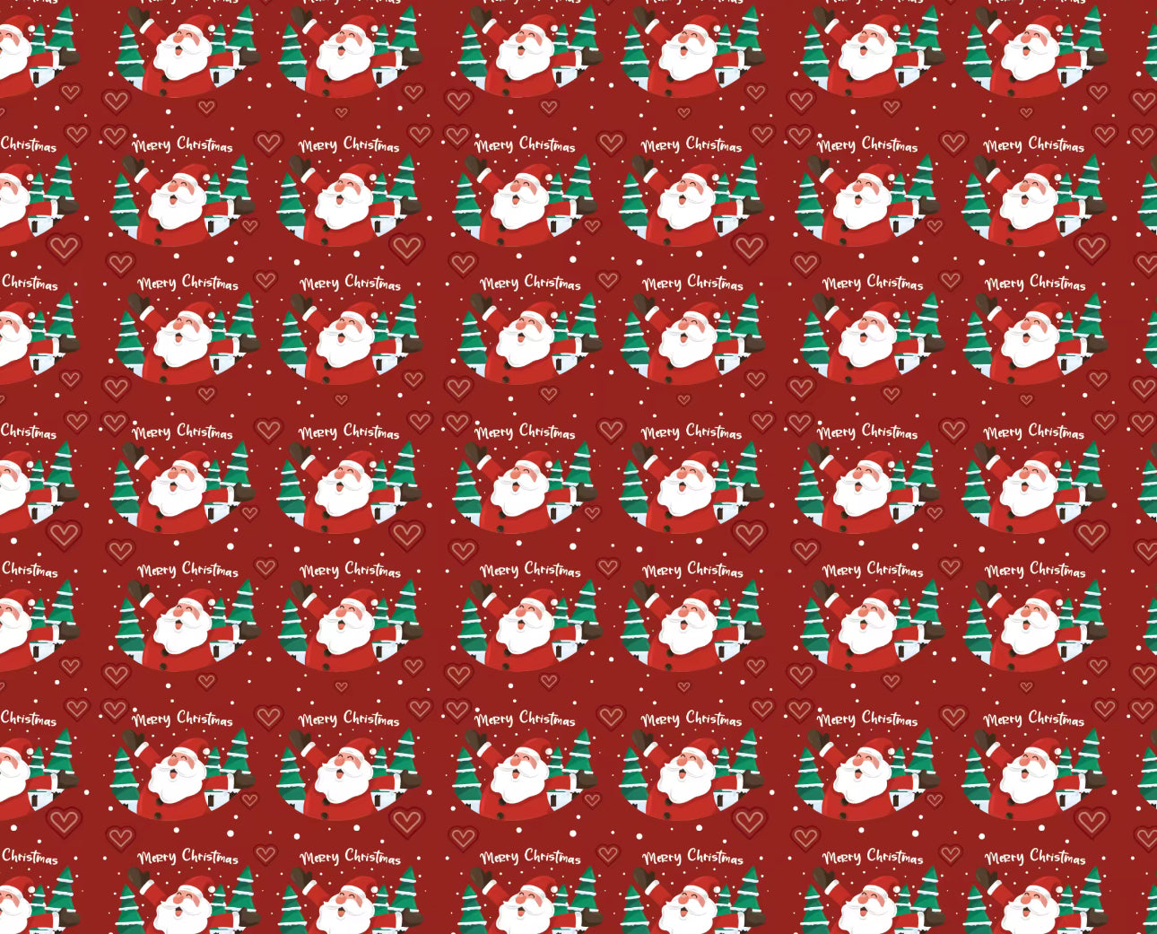 GFT77 | 19x25cm Gift Wrap / Paper ( Christmas Red)