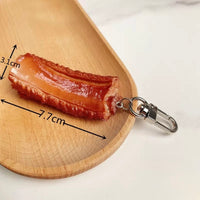 KCB69 | Meat 3D Keychain  1pcs 0.75$