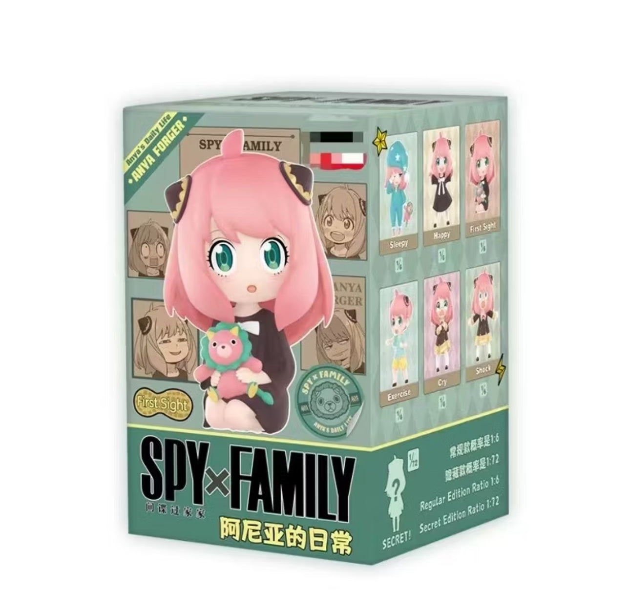 BDB25 | Popmart bubble Mata Anya spy play every house blind box