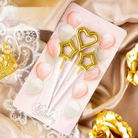 GFT35 | HBD Heart & Star Candle 3pcs