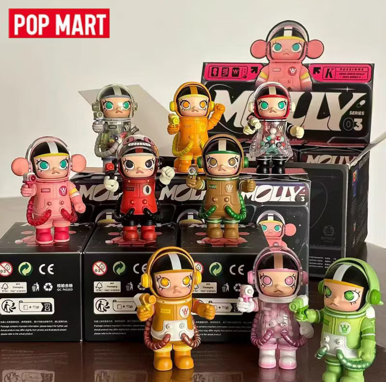 BDB19 | POPMART MEGA SPACE MOLLY Anniversary Series 3 blind box