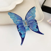 HSC55C | Blue Butterfly Hair Clip 1pcs 2.25$