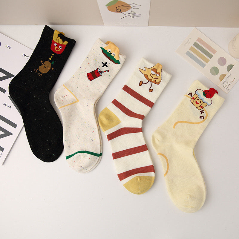 SO61 | Long Fast Food Sock