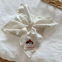HSC38B | White Scrunchie 1pcs 1$