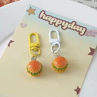 KCB104 | 2pcs Hamburger Keychain
