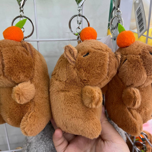 KC73 |  Capybara orange Keychain (have sound)