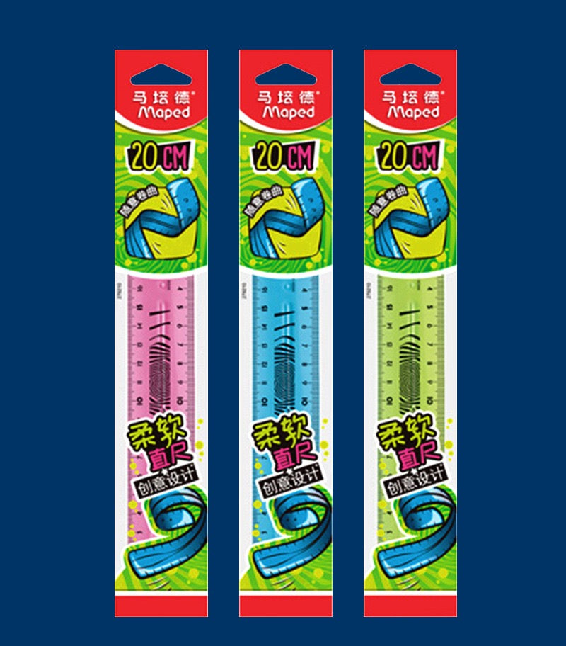 RUL12 | Maped Ruler random color – GM School Lab