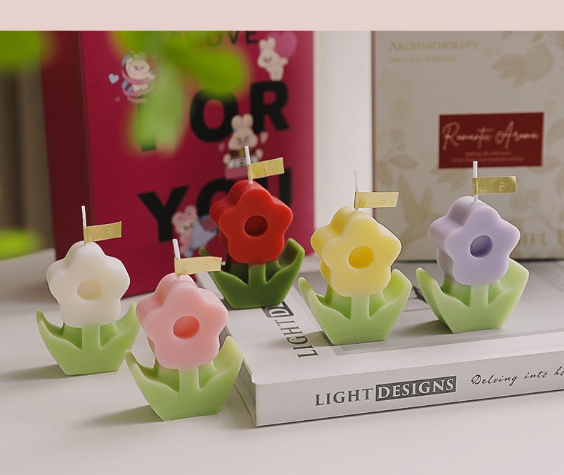 CAD03 | Flower candle