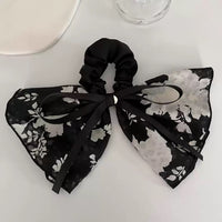 HSC282 | Black Scrunchie 1pcs 1.25$