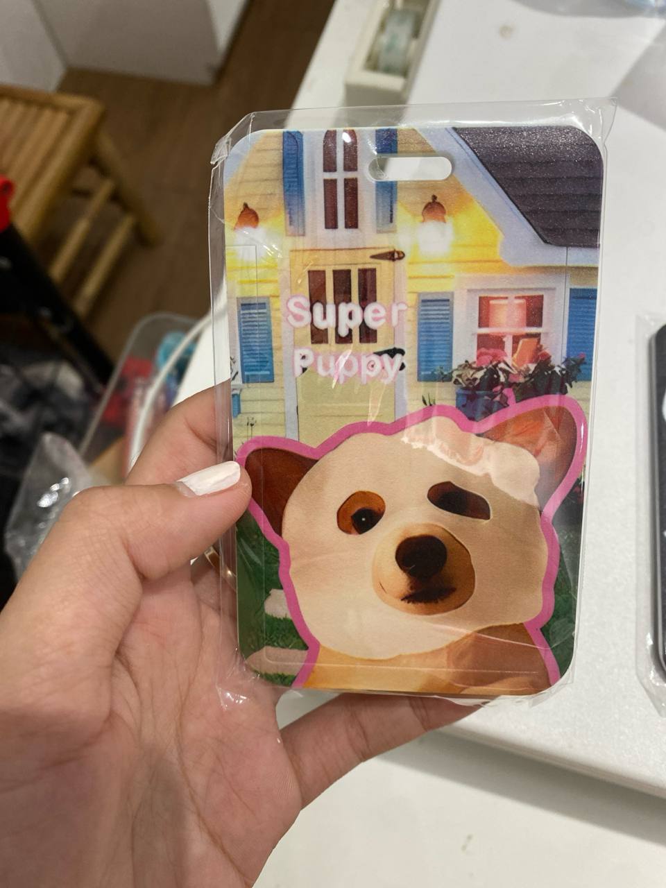 IDC28 | Cute dog ID Card frame 1$