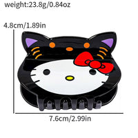 HSC304 | Black Kitty Hair Clip 1pcs 1.8$